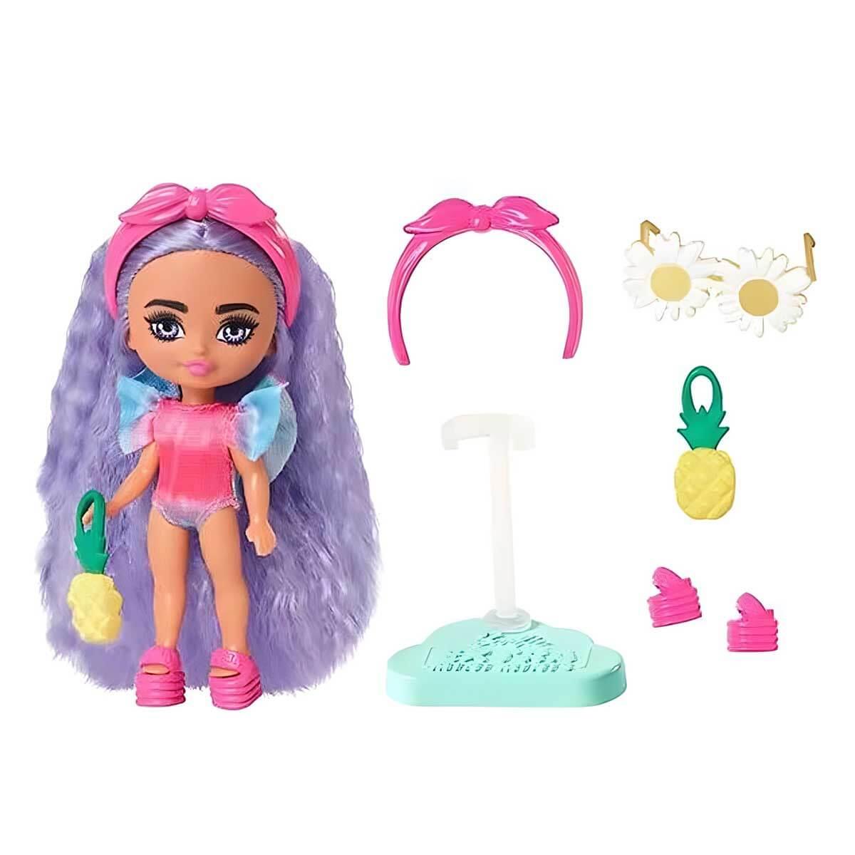 Barbie Renk Extra Mini Mini Bebekler (Karışık Model 1 Adet)