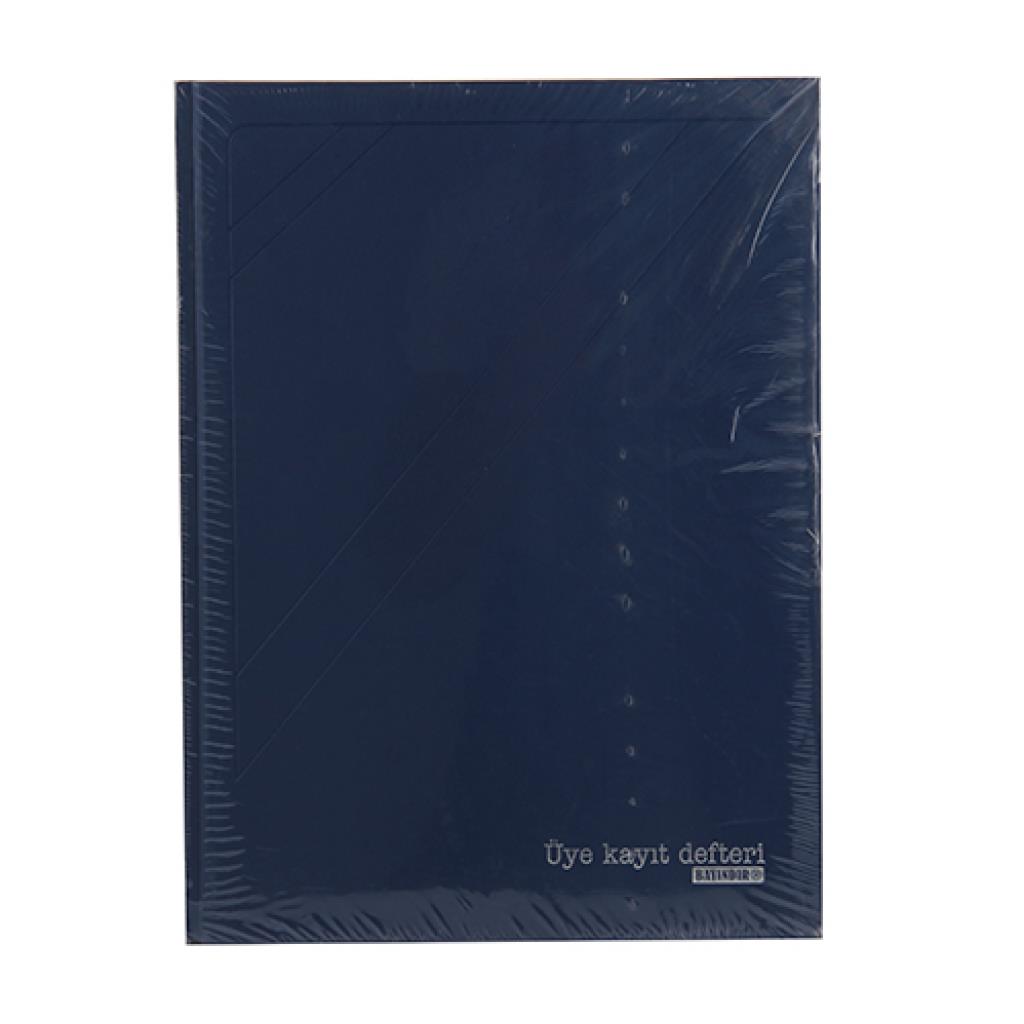 Bayındır Üye Kayıt Defteri Ciltli 300 Yaprak 24 x 34 Cm Üye Kayıt Defteri