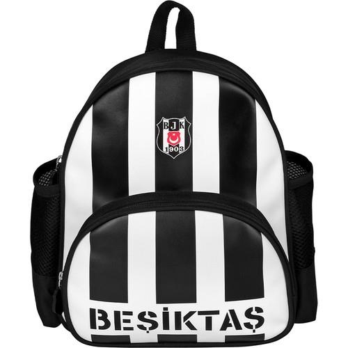 Beşiktaş Lisanslı Me Collection Çubuklu Anaokul Çantası Siyah
