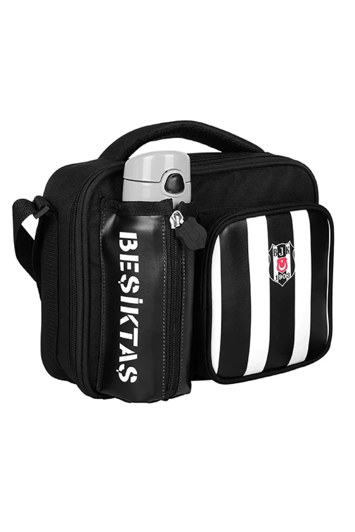 Beşiktaş Lisanslı Me Collection Çubuklu Okul Beslenme Çantası (Suluksuz)