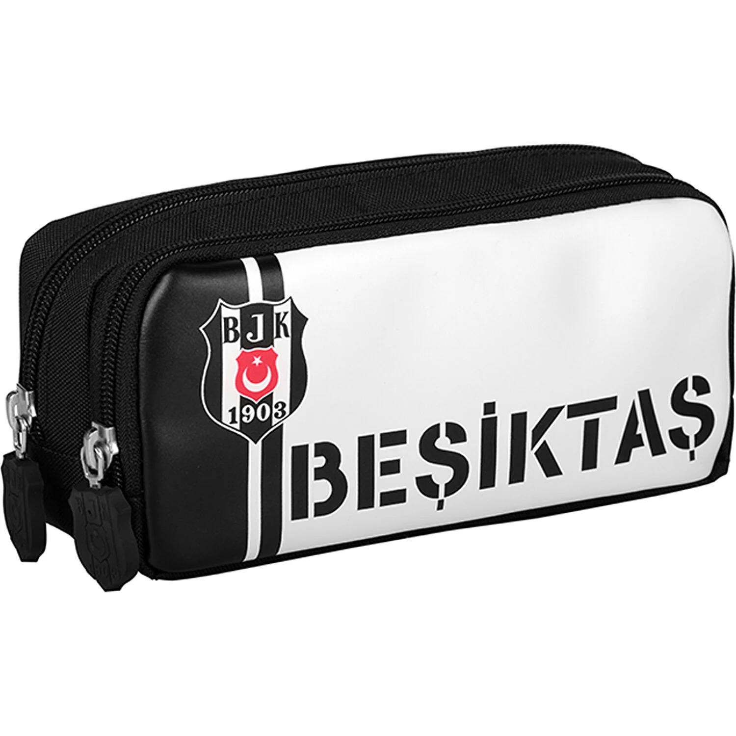Beşiktaş Me Collection Lisanslı Siyah Kalemlik 2 Bölmeli Okul Kalem Çantası