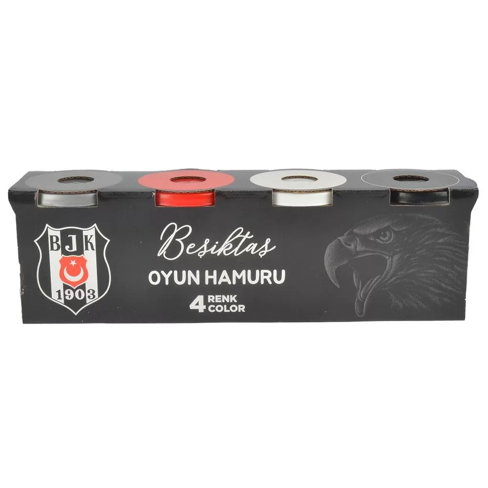 Beşiktaş Oyun Hamuru 4 Renk Oyun Hamuru