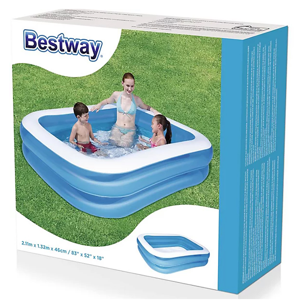 Bestway Havuz Jumbo Dikdörtgen 211x132x46 Cm Kzld-Bw12819
