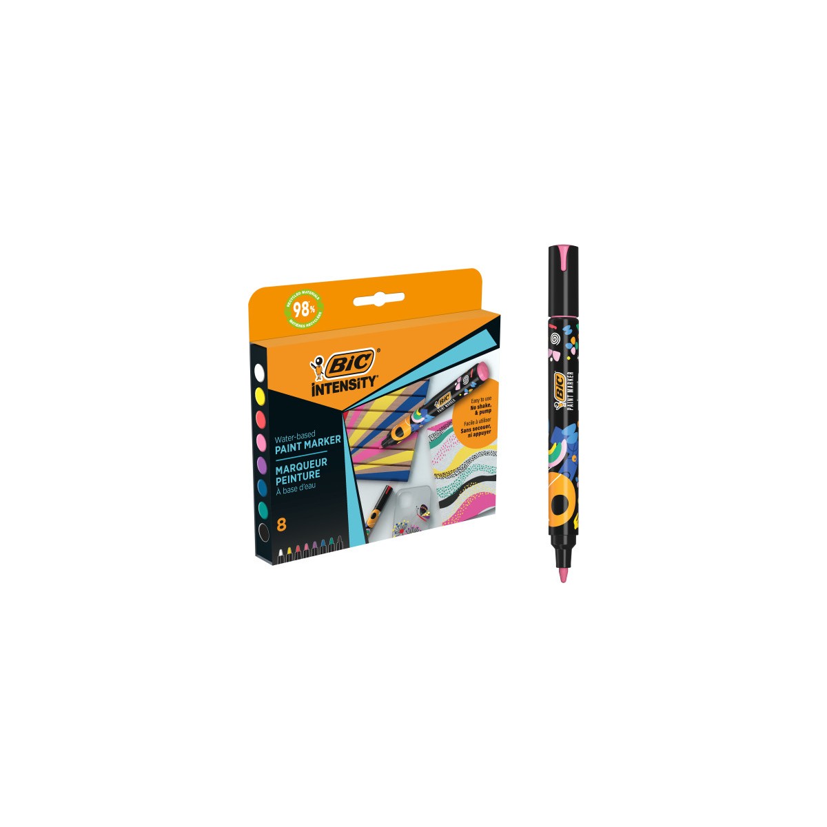 Bic Bic Intensity Paint Marker 8'li Vivid
