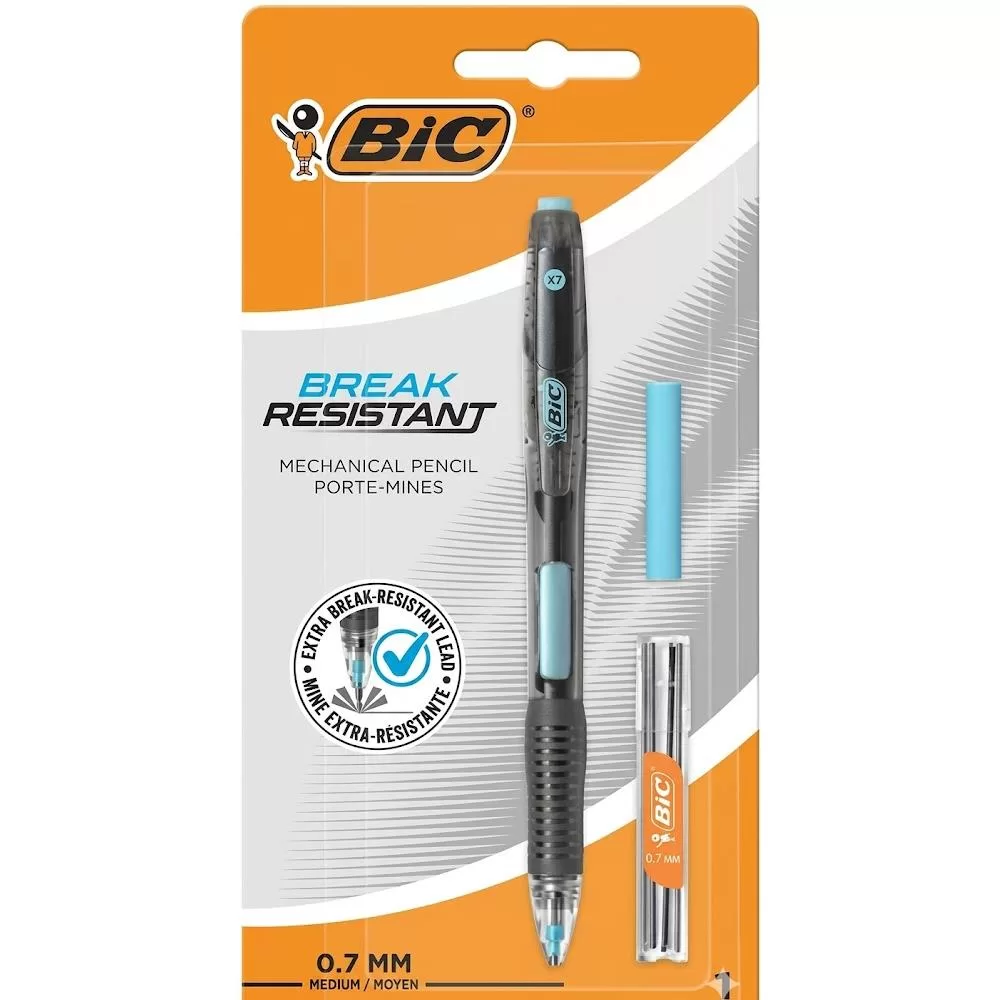 Bic Break Resistant 0.7 Mm Versatil Kalem + Silgi + 0.7 Uç Seti Blisterli