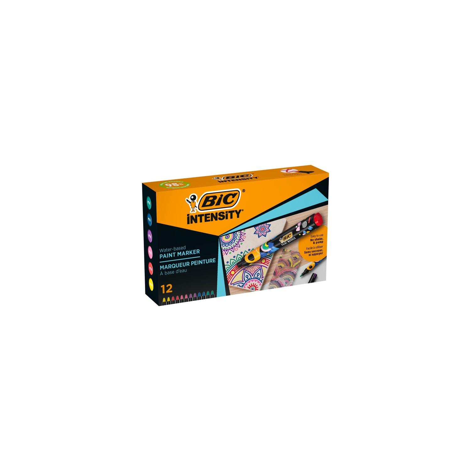 Bic Intensity Paint Marker 12'li Karışık Renk