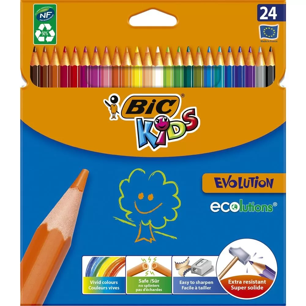 Bic Kuru Boya Evolutıon 24 LÜ 937515