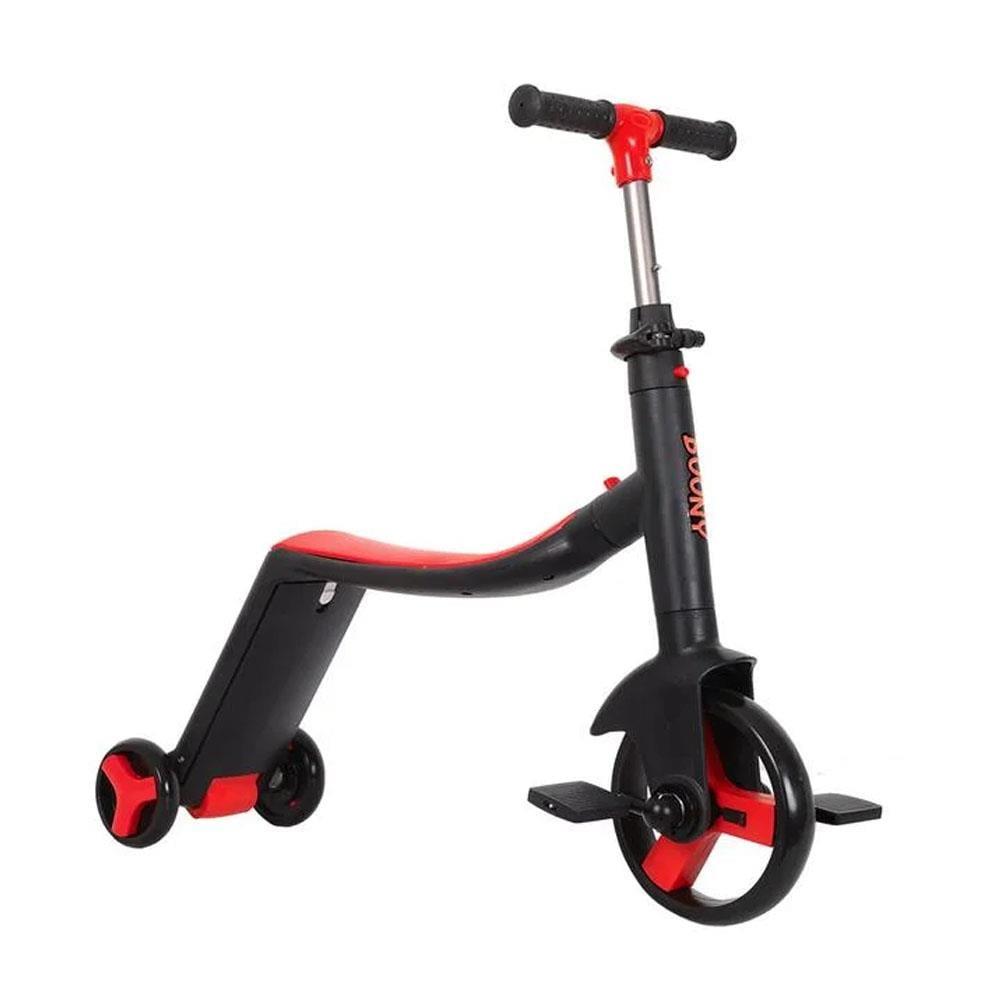 Boony 3 Tekerlekli 3in1 Kırmızı Scooter
