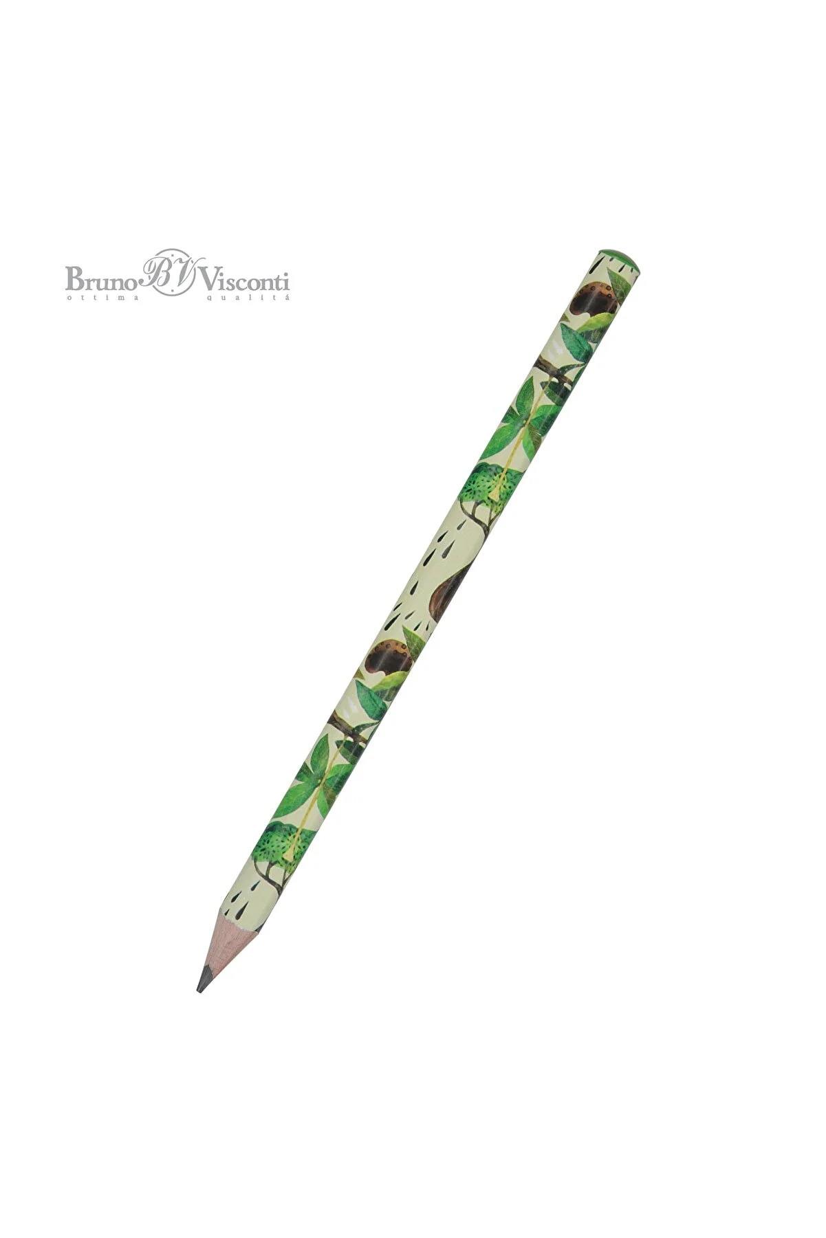 Bruno Visconti Happy Graphix Jumbo Kurşun Kalem 4b 3.5 mm Baobab (30 Lu Paket)