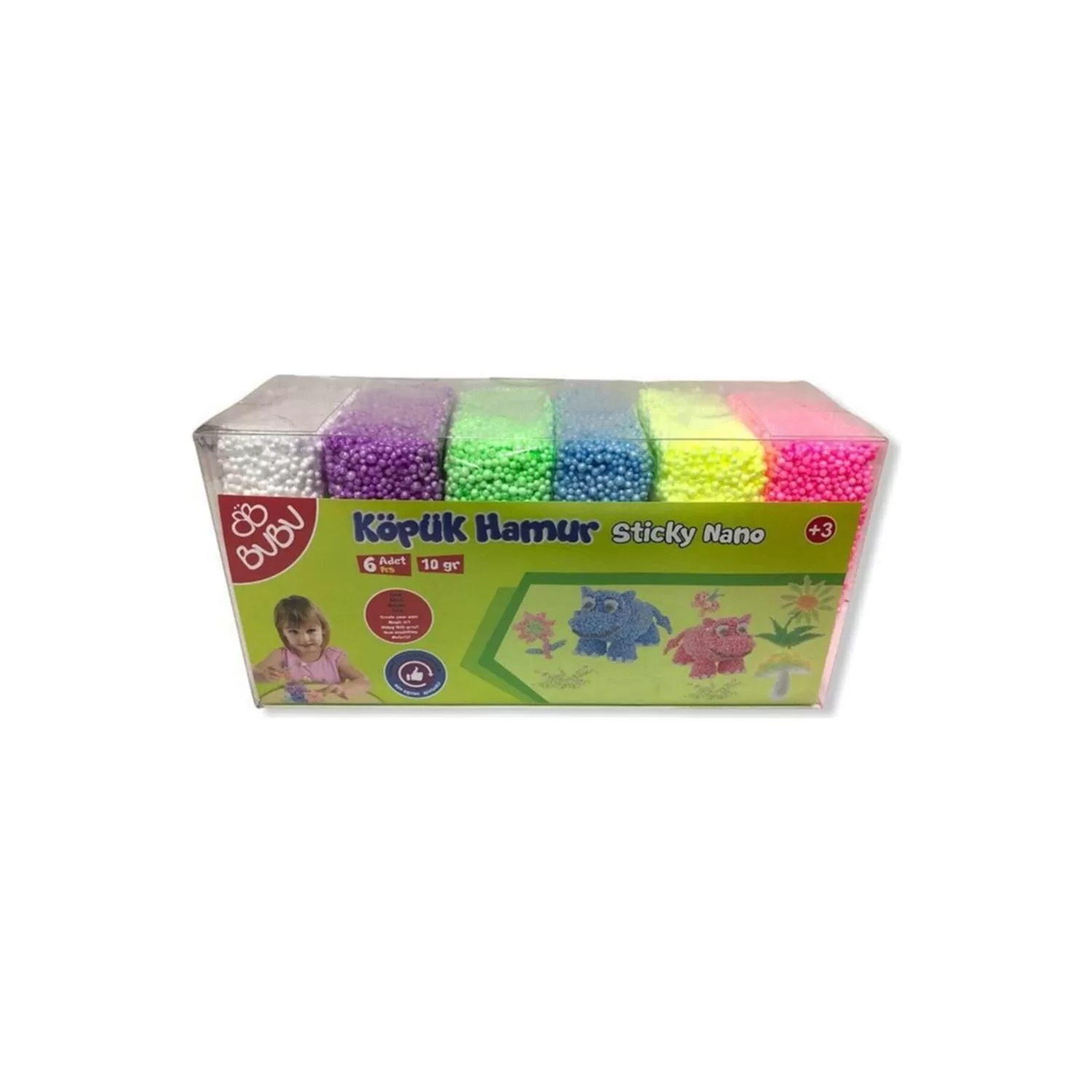 Bu-Bu Köpük Hamur 6 x 10 Gram Köpük Hamur