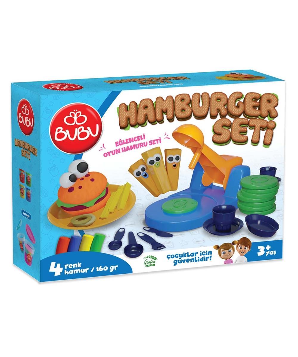 Bu-Bu Oyun Hamuru Seti Hamburger L Oyun Hamuru Seti