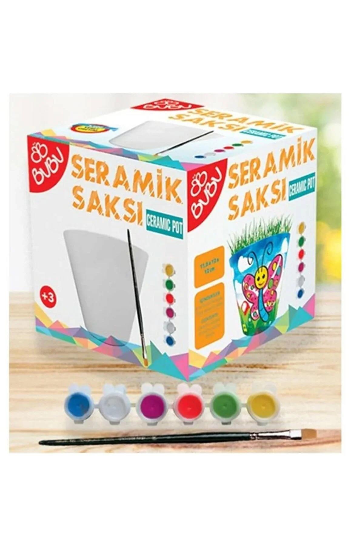 Bu-Bu Seramik Saksı Boyama Seti
