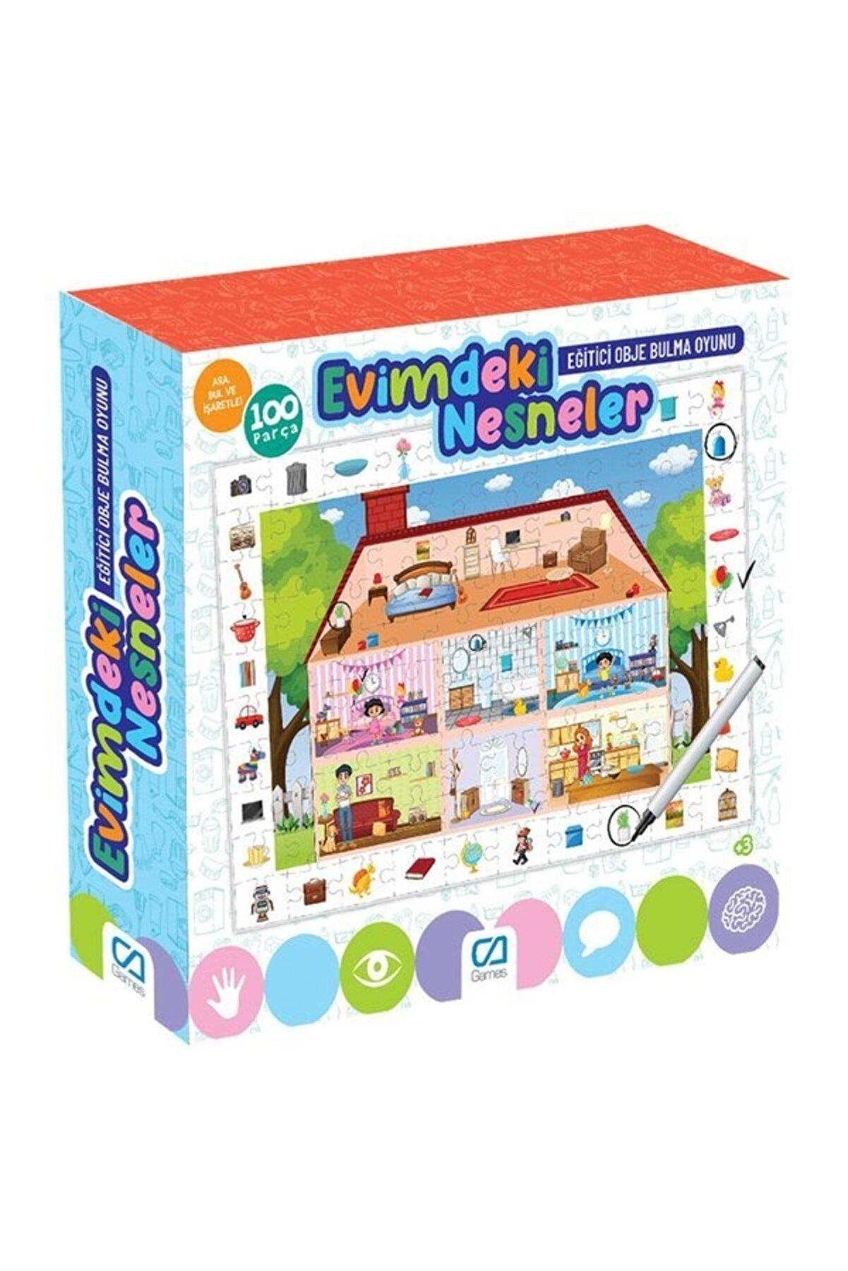 Ca Evimdeki Nesneler 100 Parça Çocuk Puzzle
