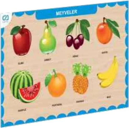 Ca Games Ahşap Meyveler Eğitici Set