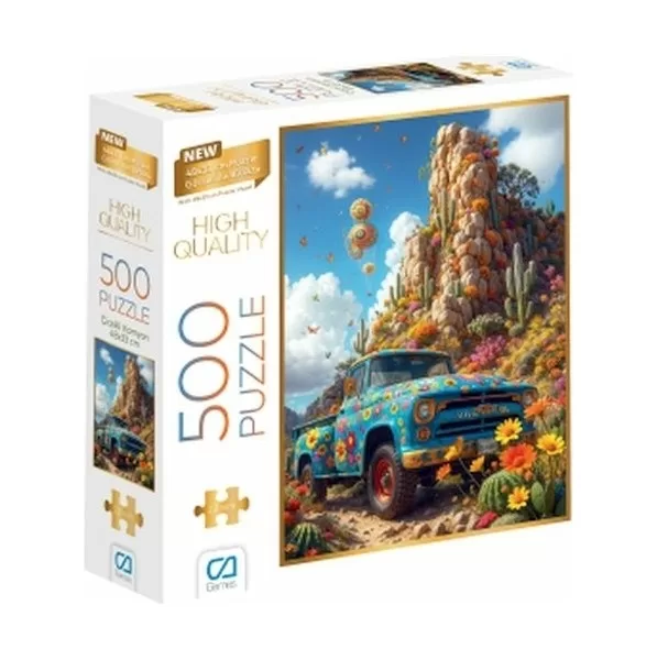 Ca Games Çiçekli Kamyon Puzzle 500 Parça
