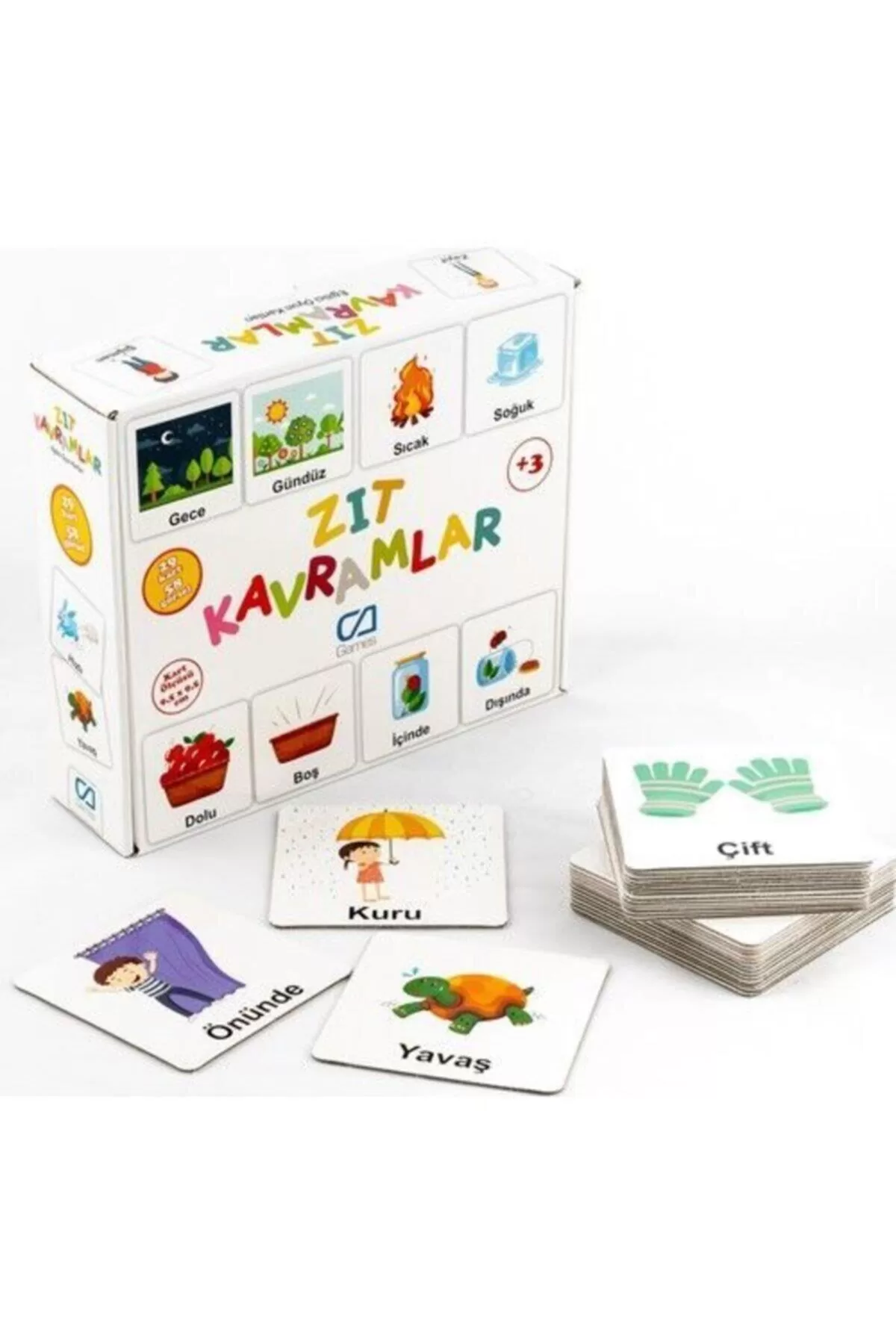 Ca Games Eğitici Zıt Kavramlar Eğitici Kartlar