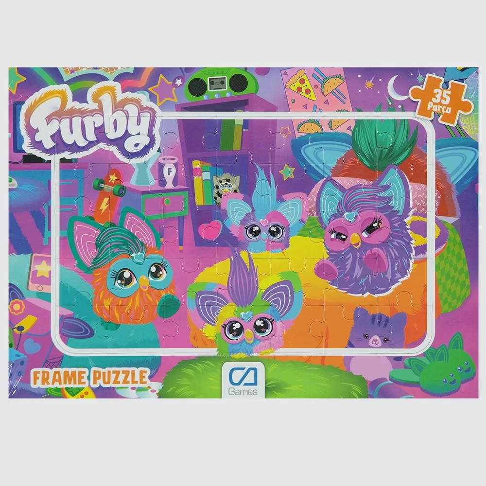 Ca Games Furby Frame Puzzle