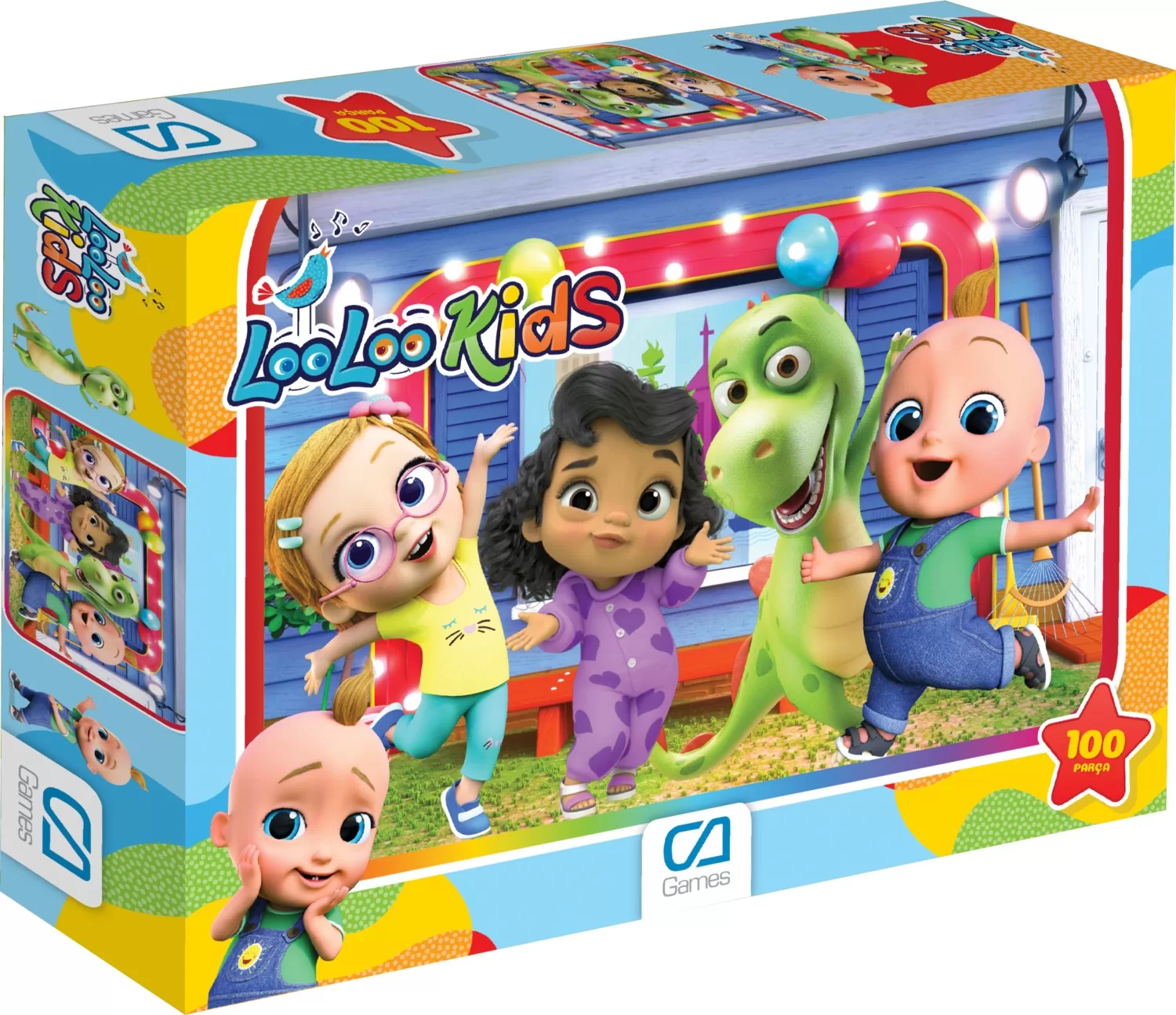 Ca Games Loolookids Puzzle 100 Parça