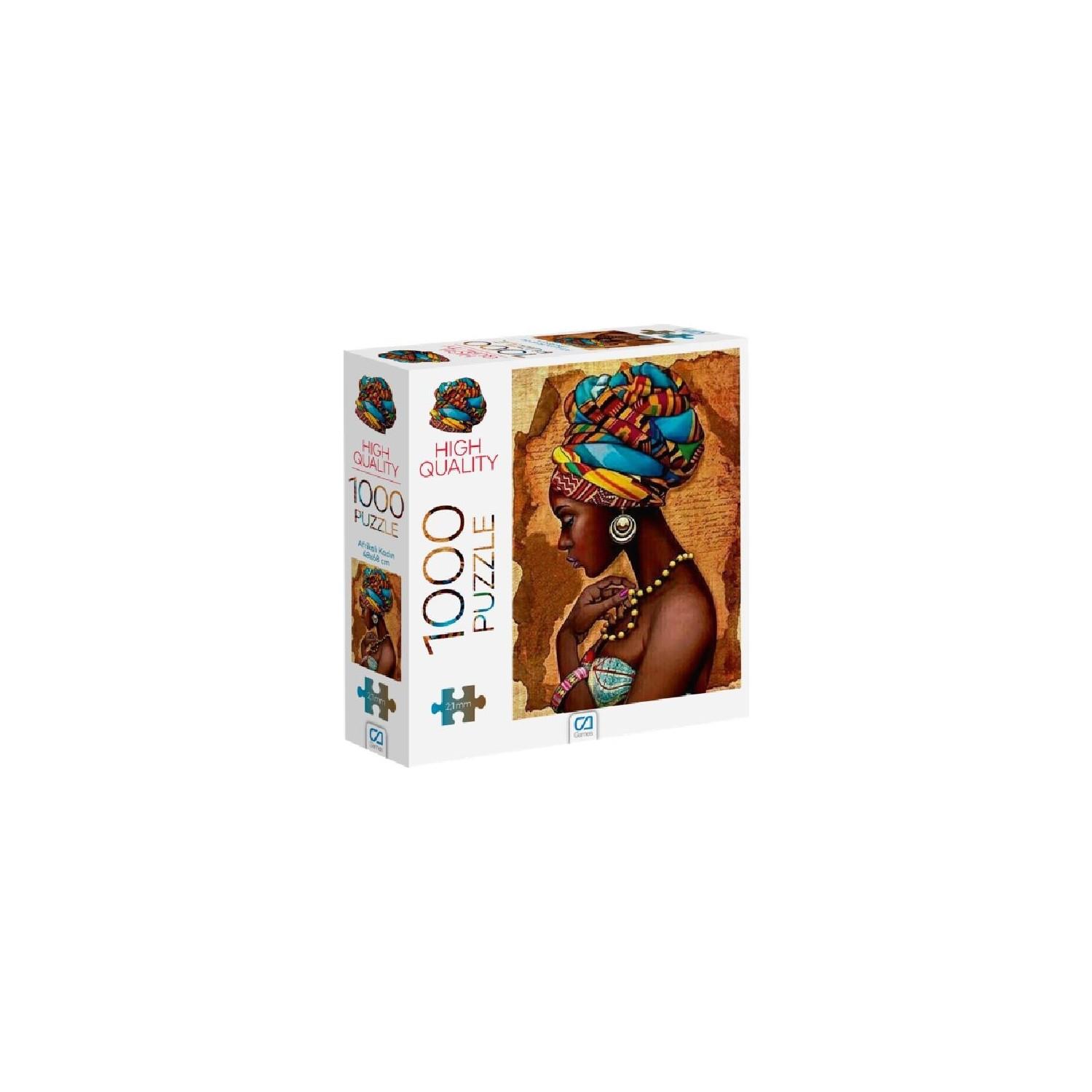 Ca Games Puzzle Afrikalı Kadın 1000 Parça Puzzle