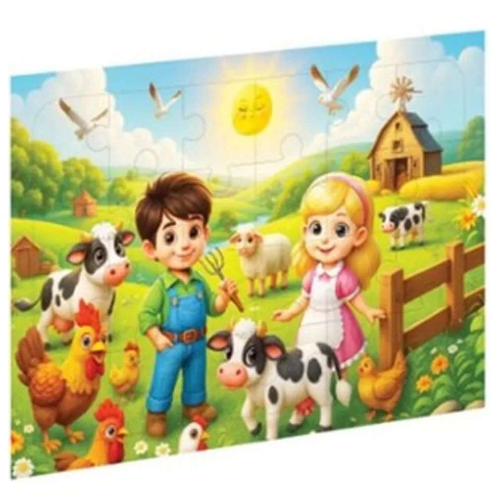 Ca Games Puzzle Çiftlik Ahşap