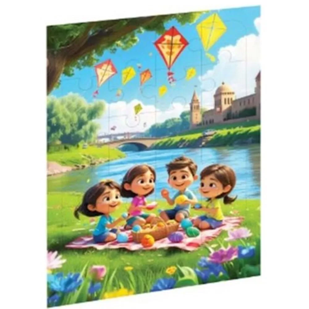 Ca Games Puzzle Piknik Günü Ahşap
