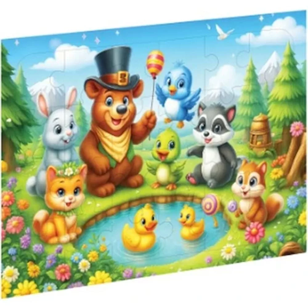 Ca Games Puzzle Sevimli Hayvanlar Ahşap