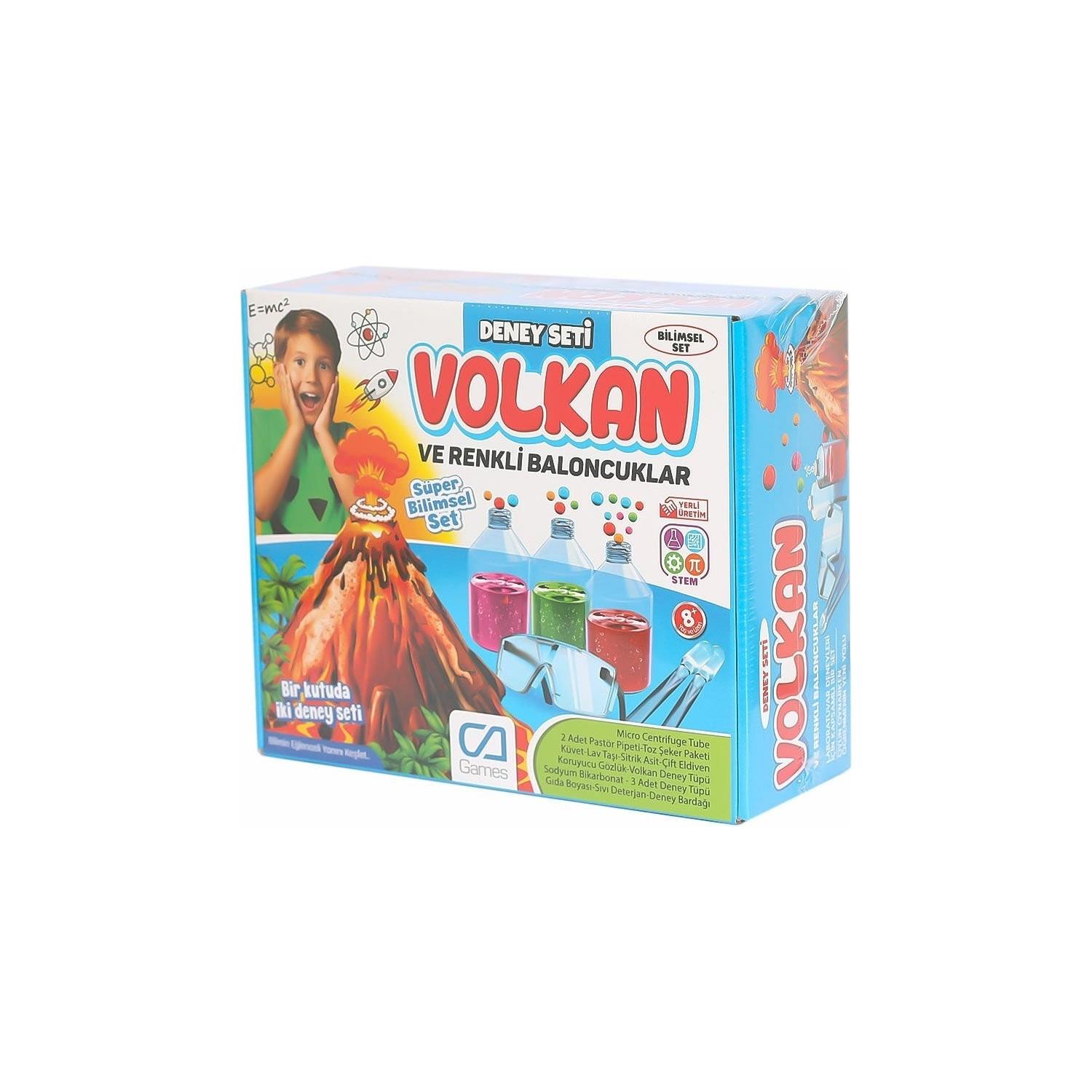 Ca Games Volkan Deney Seti Ve Renkli Baloncuklar