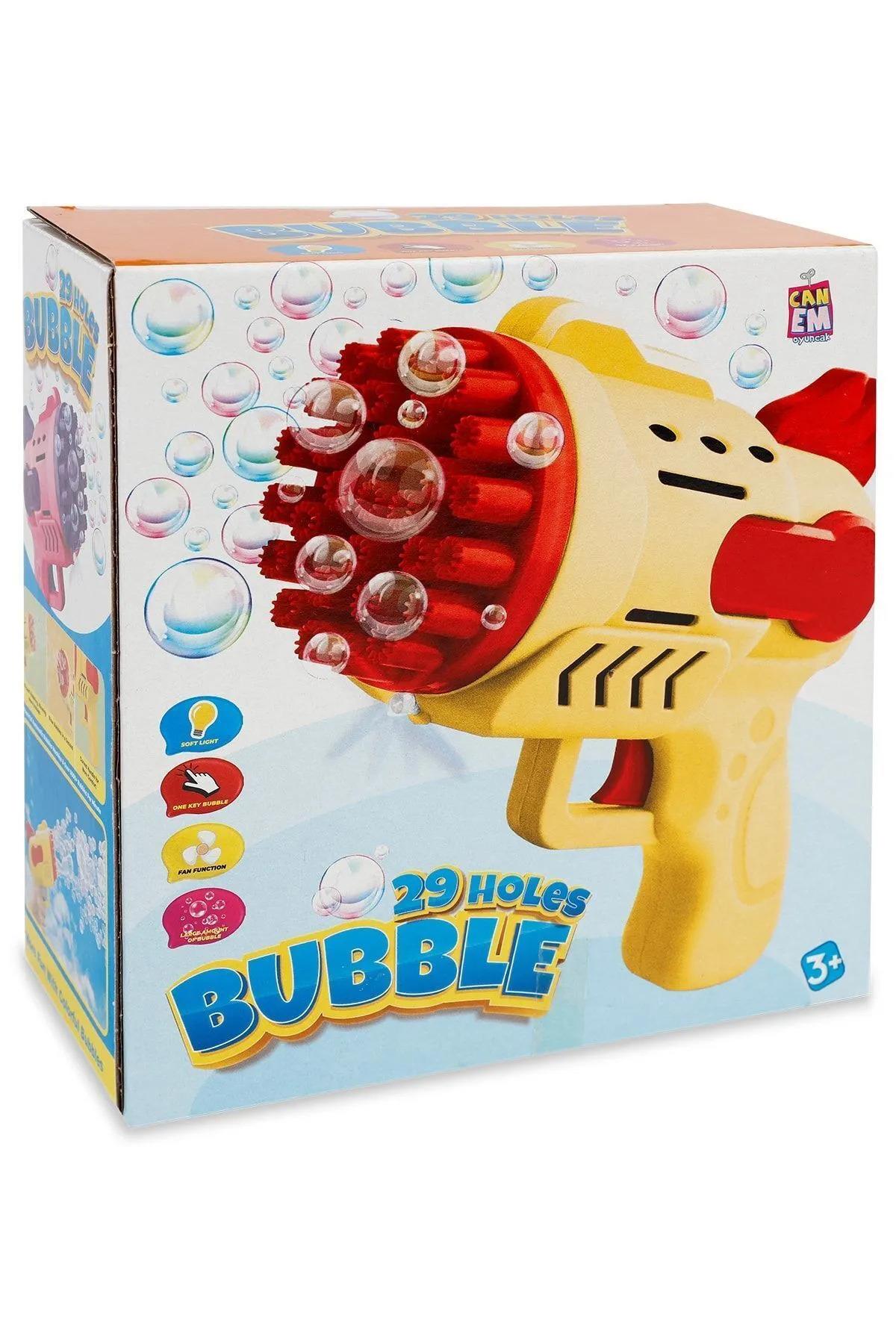Canem Oyuncak Pilli Işıklı Köpük Tabancası Işıklı Köpük Atan Tabanca