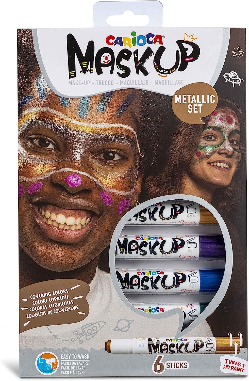 Carioca Party Metalik Renkler Yüz Boyası 6 Renk 6 Gram