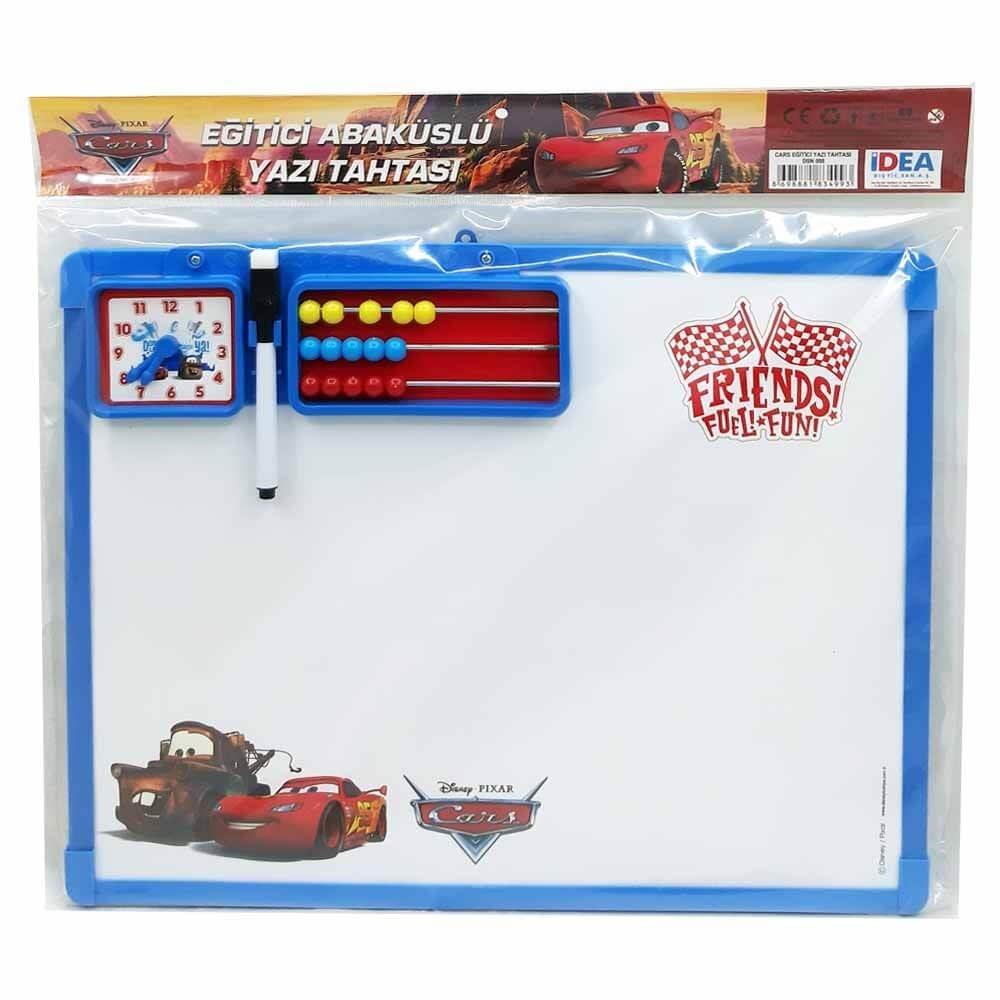 Cars Yazı Tahtası Abaküslü 30x40 Cm Cars Eğitici Yazı Tahtası
