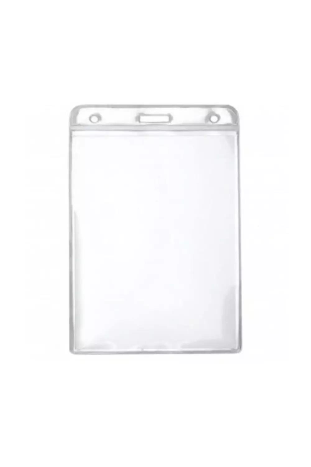 Cassa Standart Kart Poşeti 115 x 160 MM Şeffaf Yaka Kart Poşeti (100 Lü Paket)