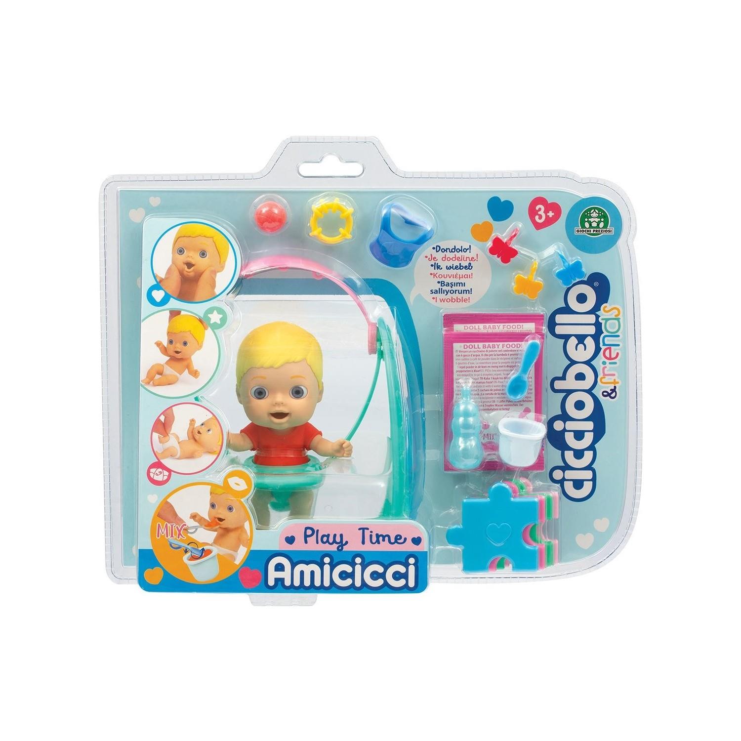 Cicciobello Amiccici Figürlü Salıncak Seti Aksesuarlı