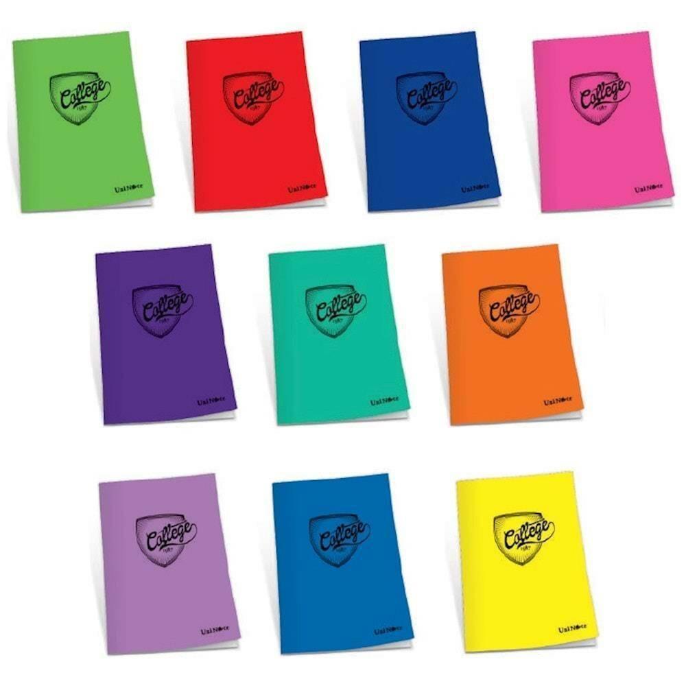 Çınar College Dikişli A5 80 Yaprak Çizgili Plastik Kapak Defter (12 Li Paket)