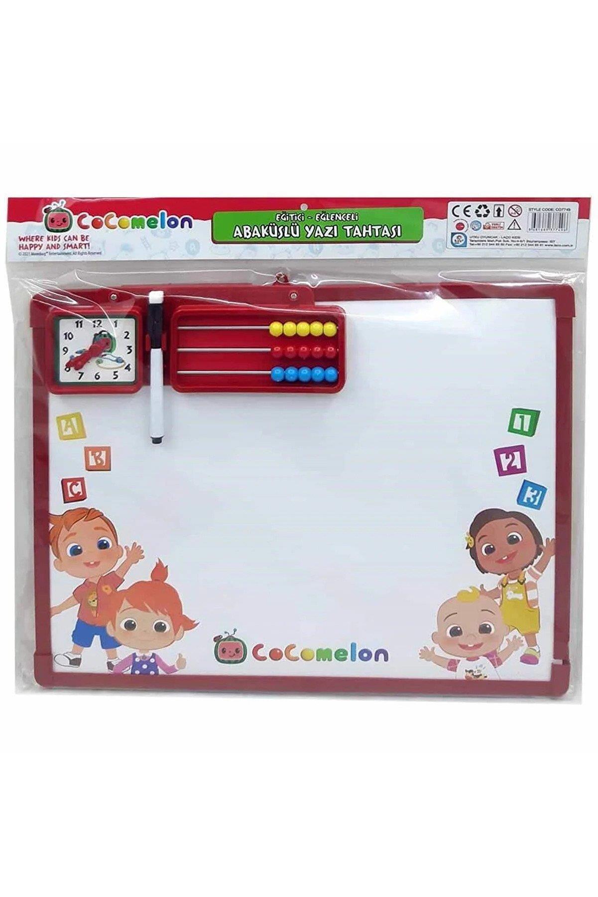 Cocomelon Yazı Tahtası Abaküslü 30x40 Cm Eğitici Yazı Tahtası