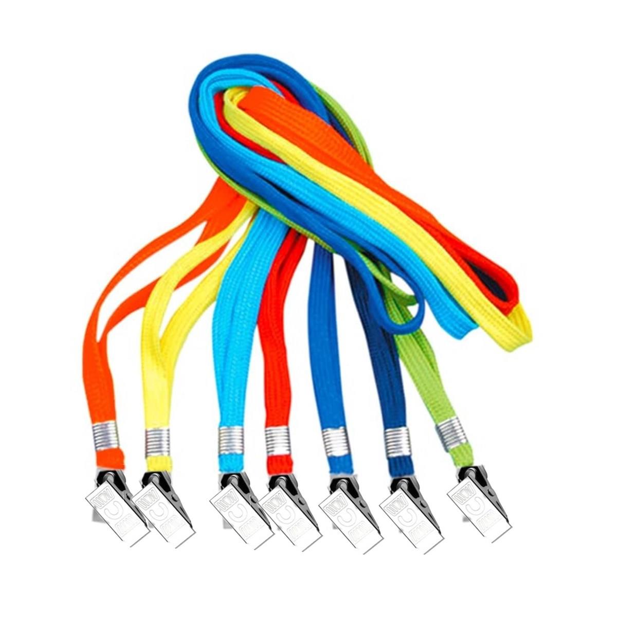Colors Kart Askı İpi Metal Klipsli Yeşil (50 Li Paket)