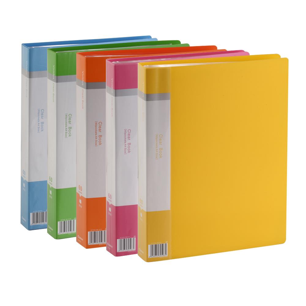Comix Katalog (Sunum) Dosyası Pastel 60 Lı Sunum Dosyası (Karışık Renk1 Adet)