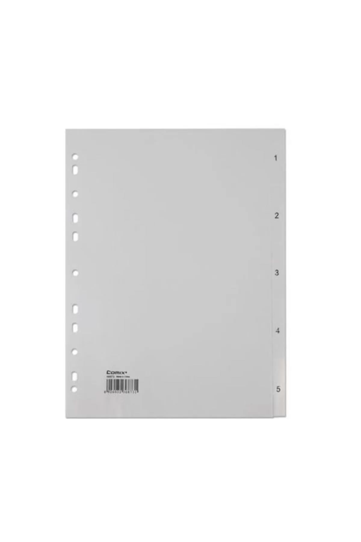 Comix Seperatör 1-5 Rakamlı Plastik A4 IX905