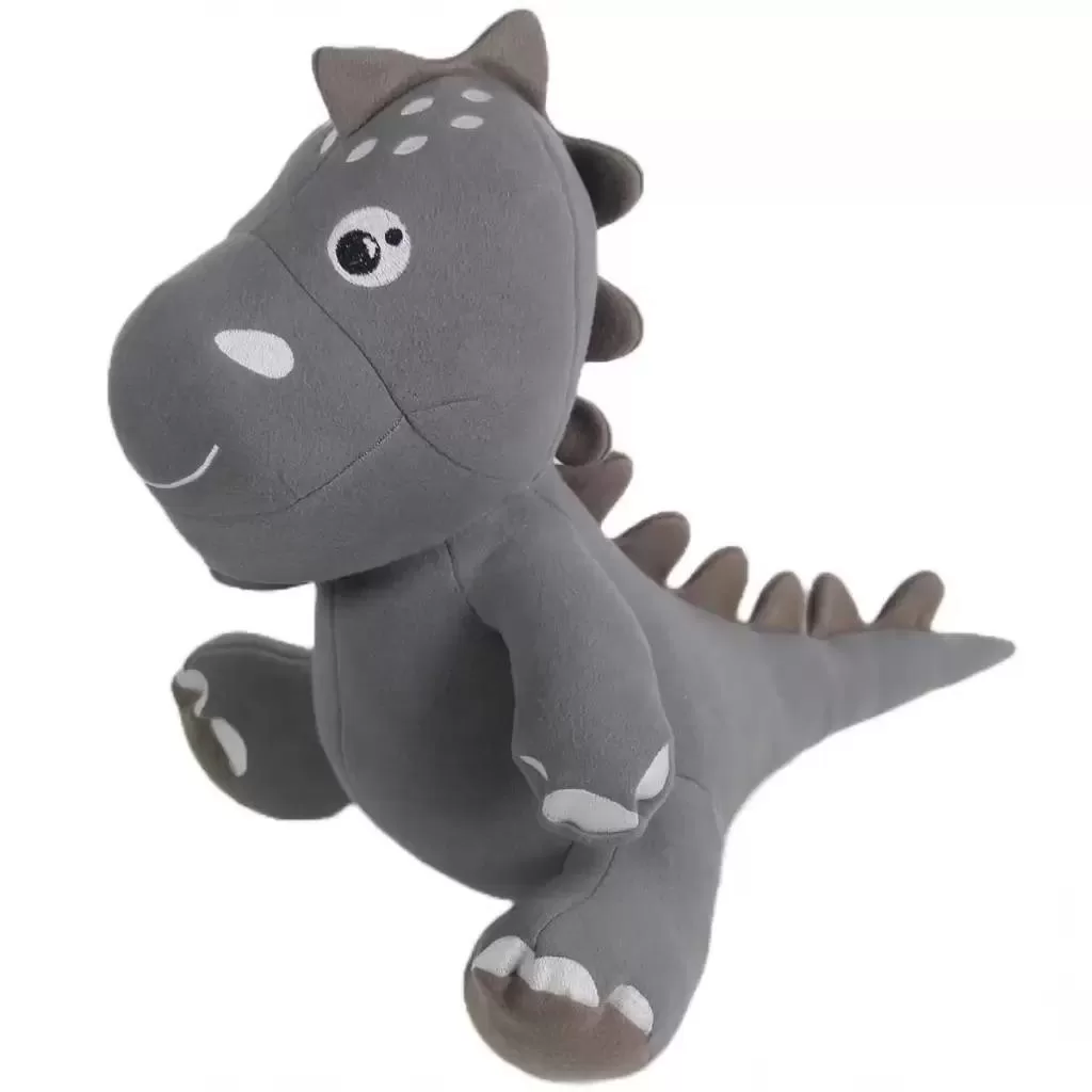 Dada Peluş Oyuncak Dino Gri 40 Cm Uyku Arkadaşı Dino