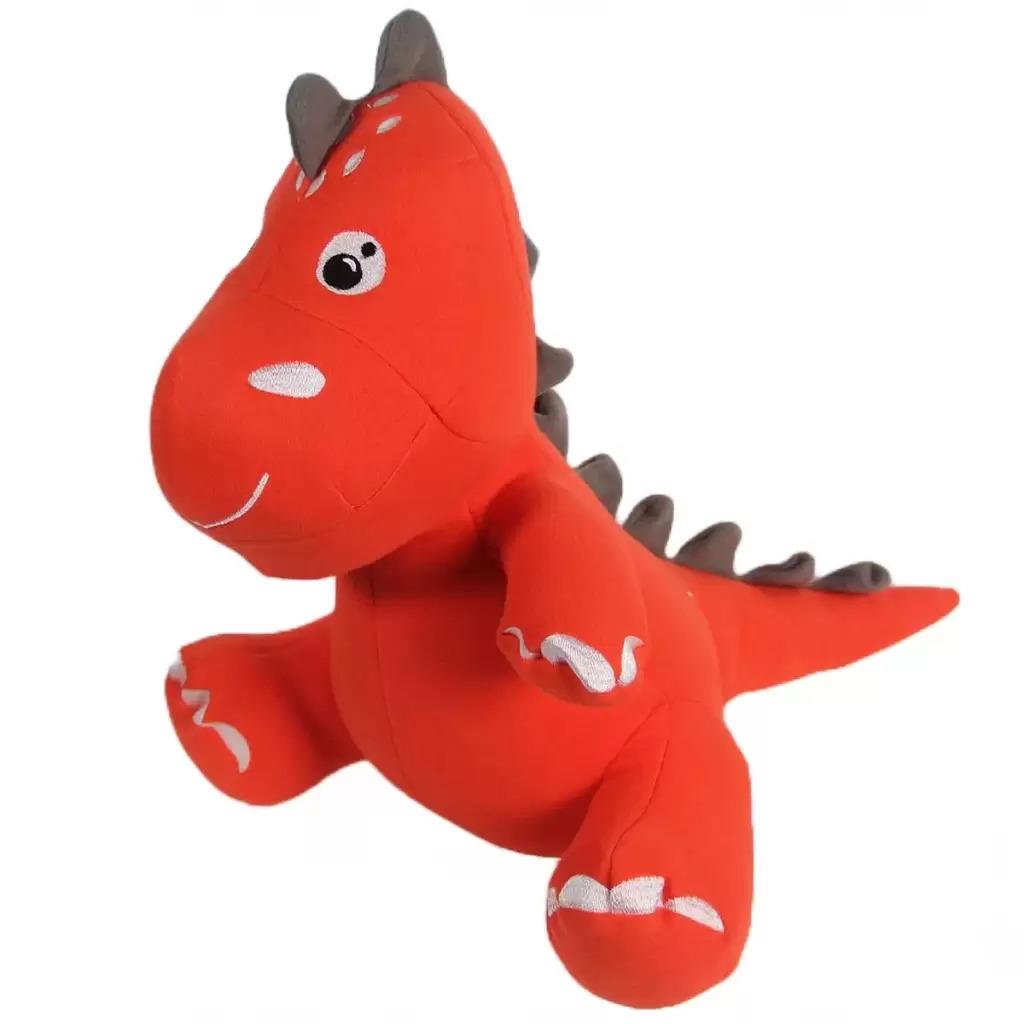 Dada Peluş Oyuncak Dino Turuncu 40 Cm Uyku Arkadaşı Dino