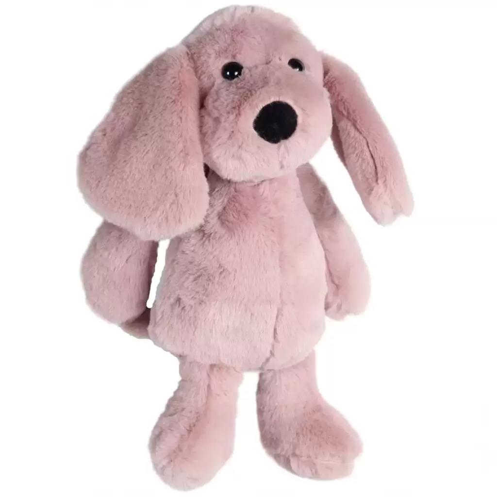 Dada Peluş Oyuncak Uyku Arkadaşı Köpek Pembe 34 Cm