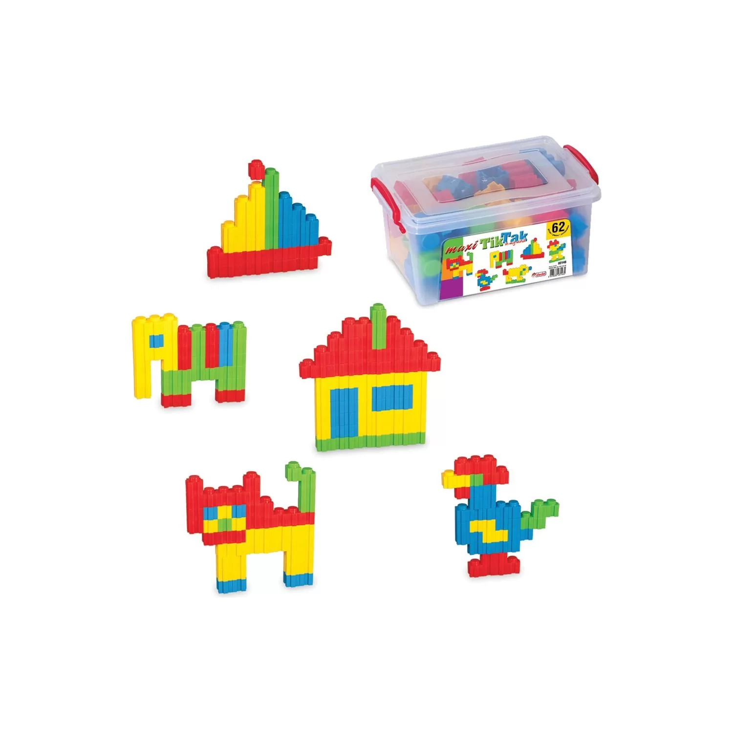 Dede Maxi Tik-Tak Küçük Boy Box 62 Parça