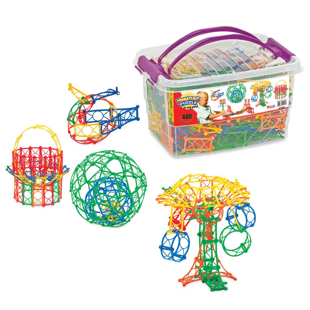 Dede Minyatür Puzzle Box 480 Parça Minyatür Puzzle