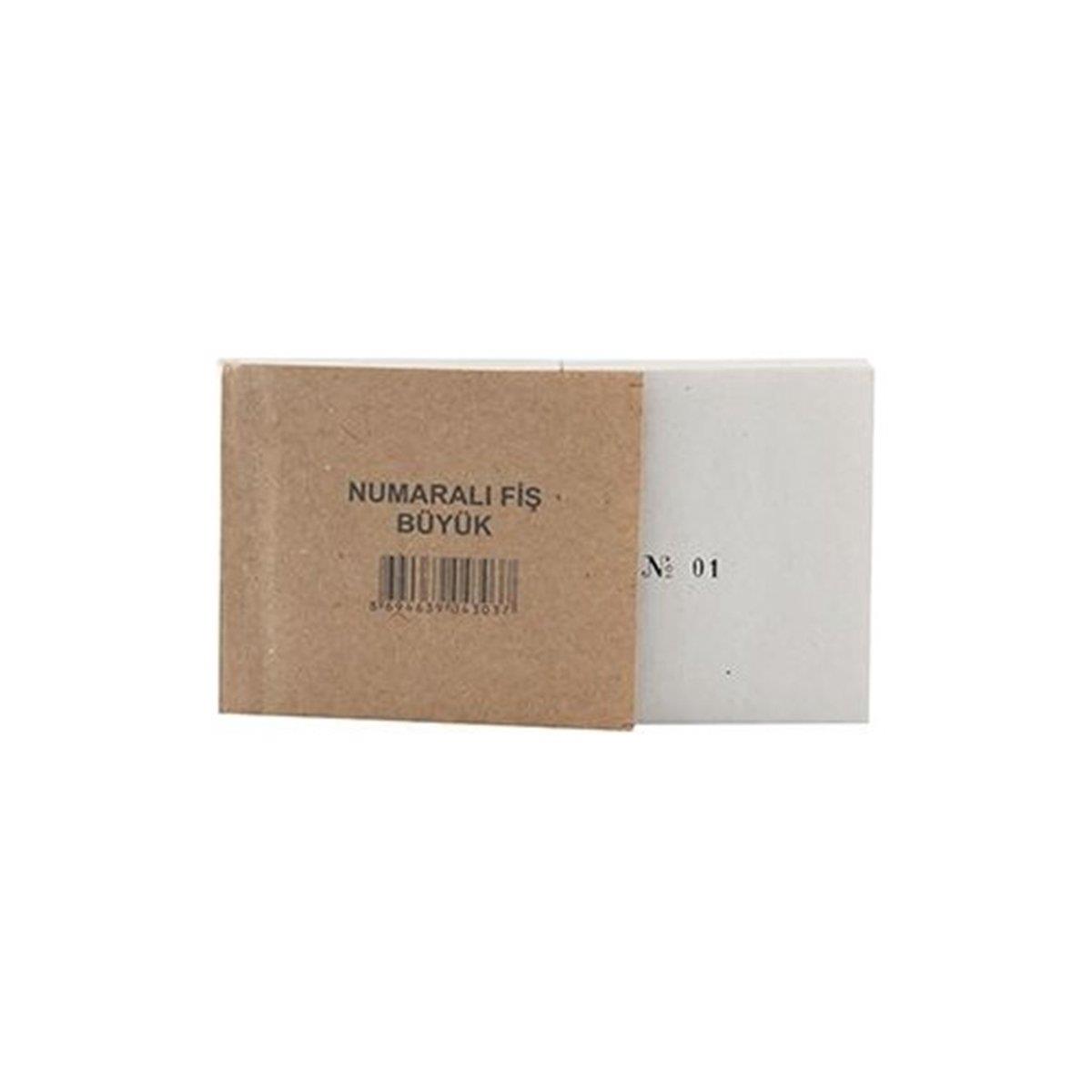 Dilman Numaralı Fiş Büyük Sipariş Fişi (24 Lü Paket)