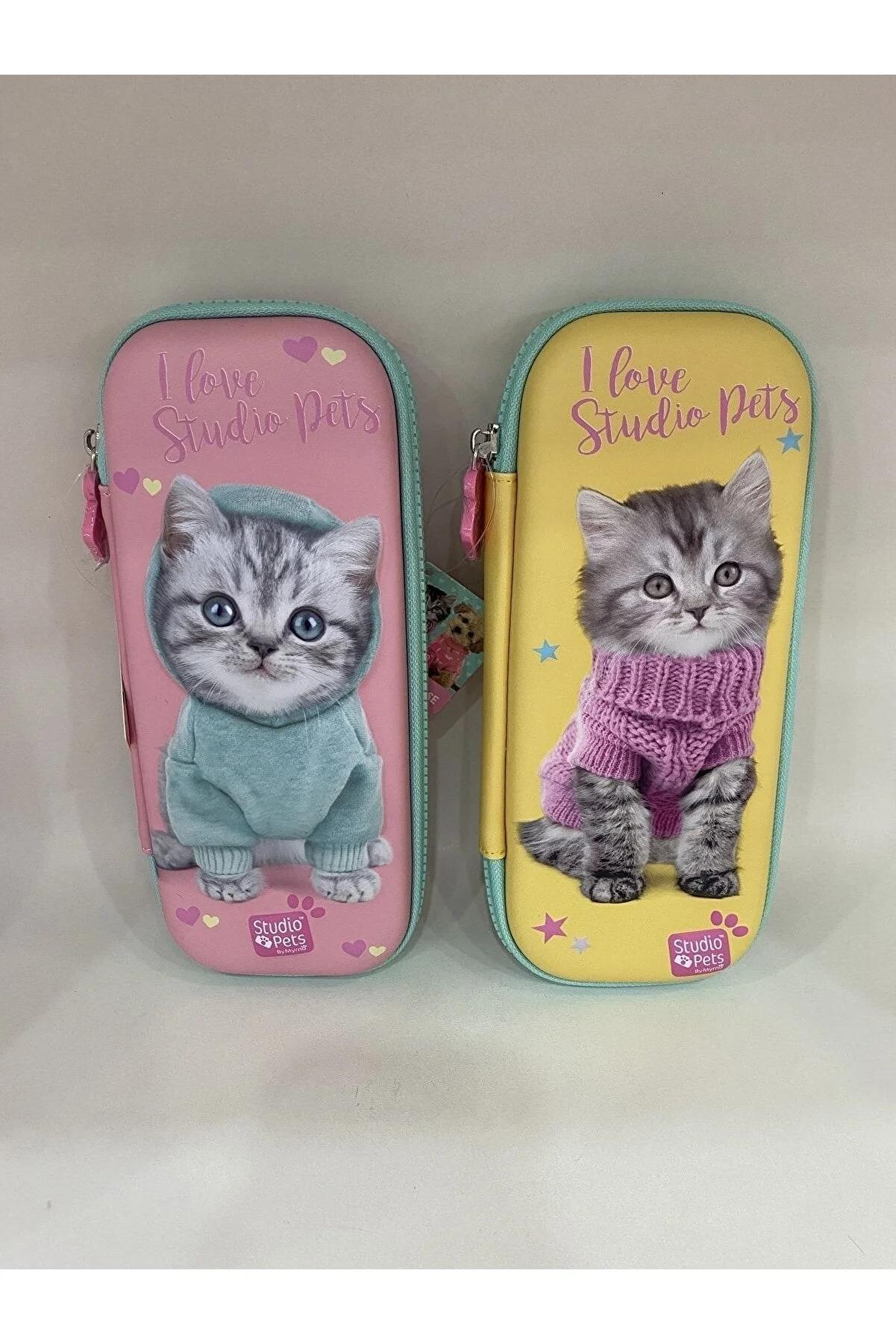 Dolphin Kalem Çantası Studio Pets Eva Kabartmalı Hayvan Figürlü (Karışık Model 1 Adet)