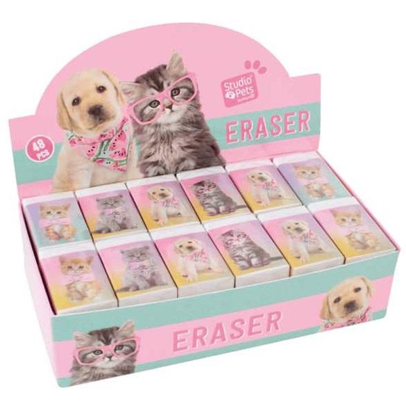 Dolphin Silgi Studıo Pets Öğrenci Silgisi (48 Li Paket)