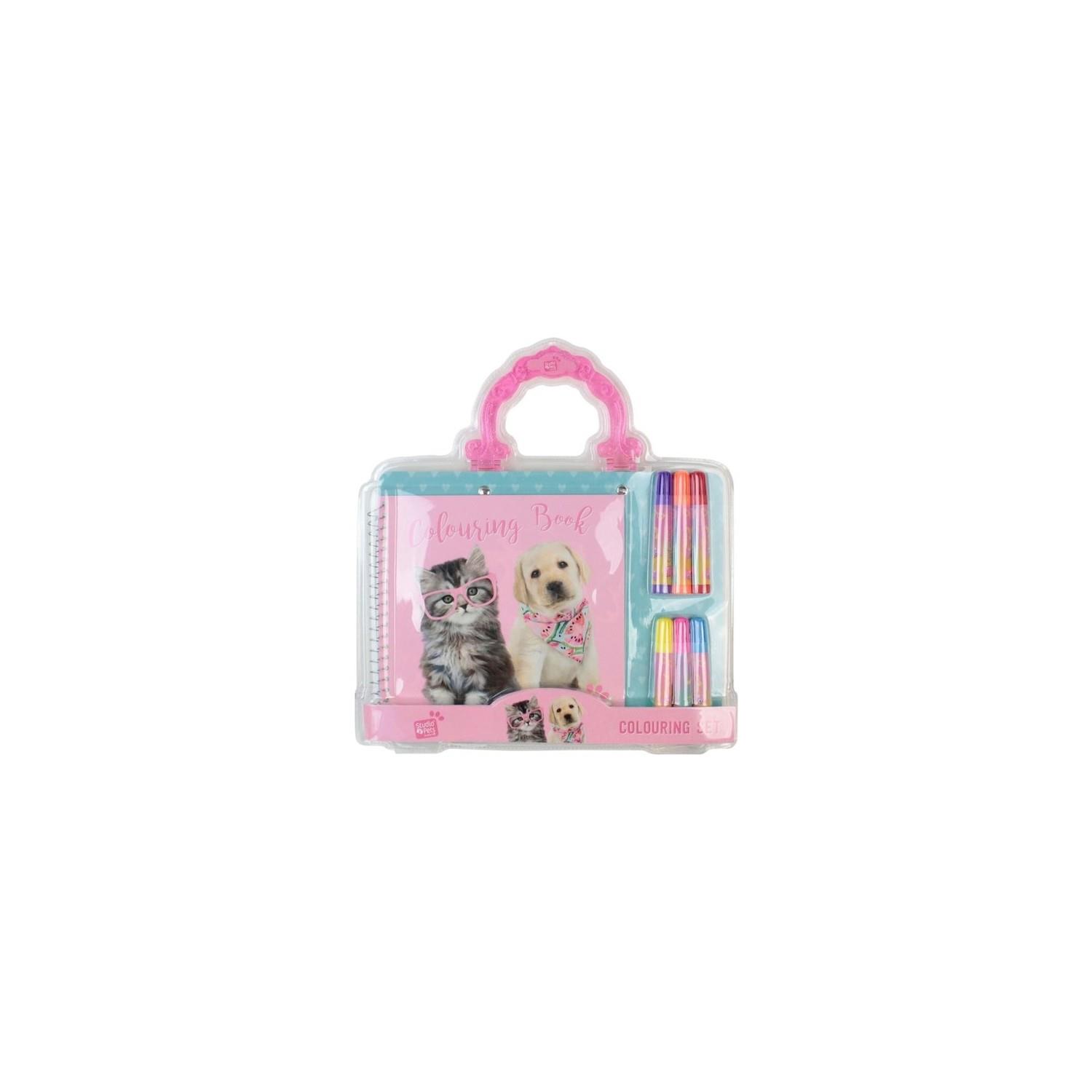 Dolphin Studıo Pets Boyama Seti Çantalı Boyama Seti