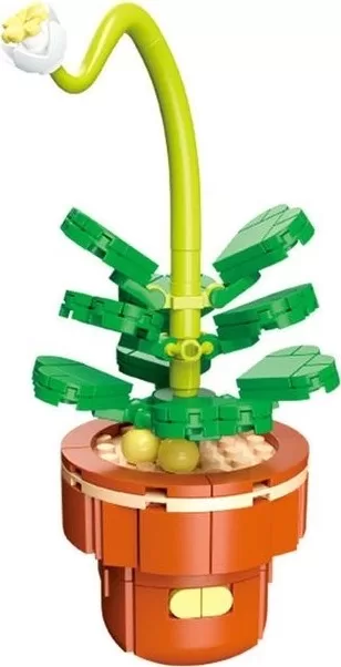 Dostoys Blossom Mini Çiçek Blok Oyuncak Mum Çiçeği 175 Parça 6+