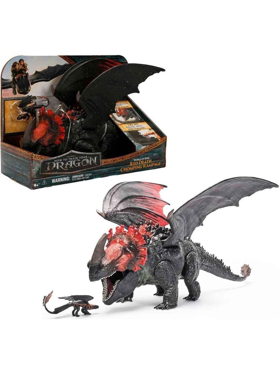 Dragons Dreamworks Red Death Chomp Film Figürü 28 CM