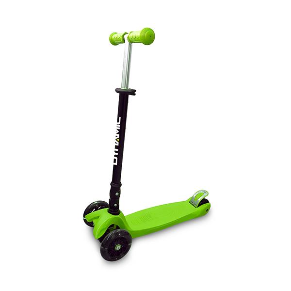 Dynamic Capri 3 Teker Katlanabilir Işıklı Scooter - Yeşil