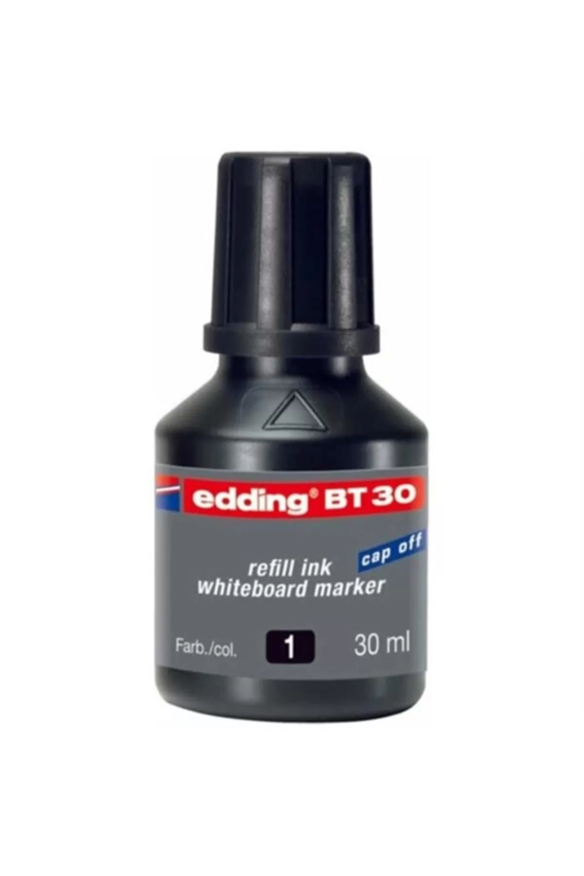 Edding Tahta Kalem Mürekkebi Damlalıklı 30 ML Siyah 2 Li Beyaz Tahta Kalem Mürekkebi